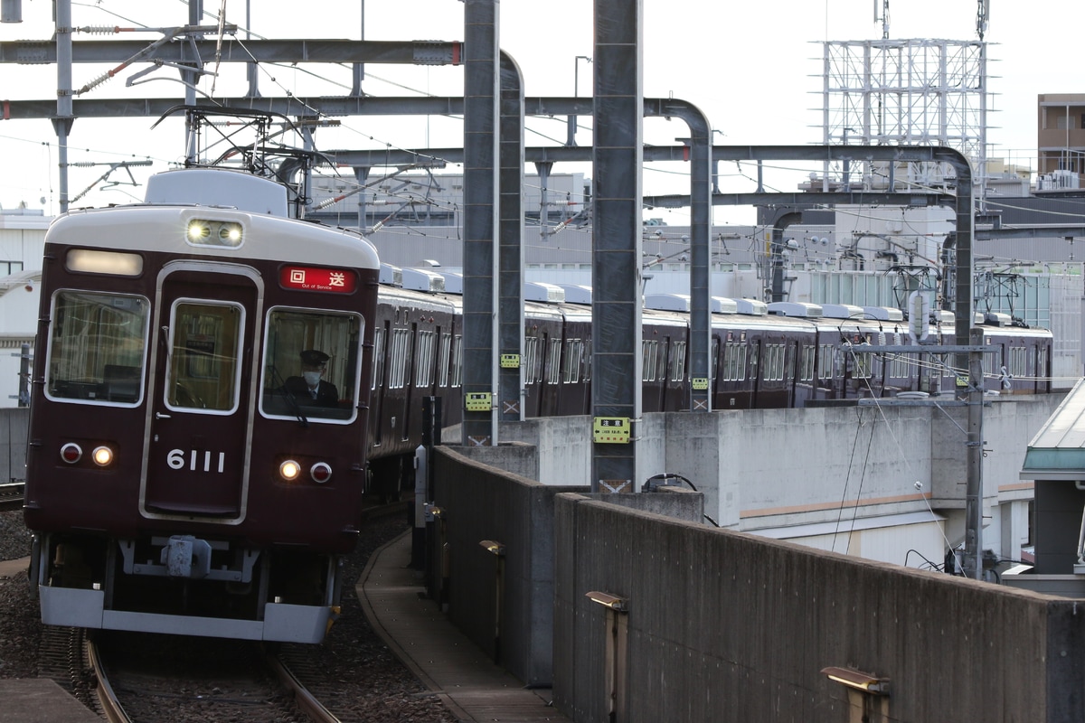 阪急電鉄 平井車庫 6000系 6011F