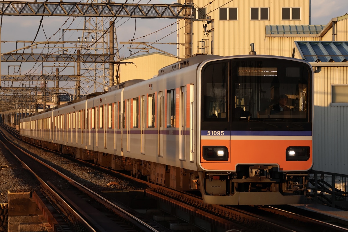 東武鉄道 森林公園検修区 50090系 51095F