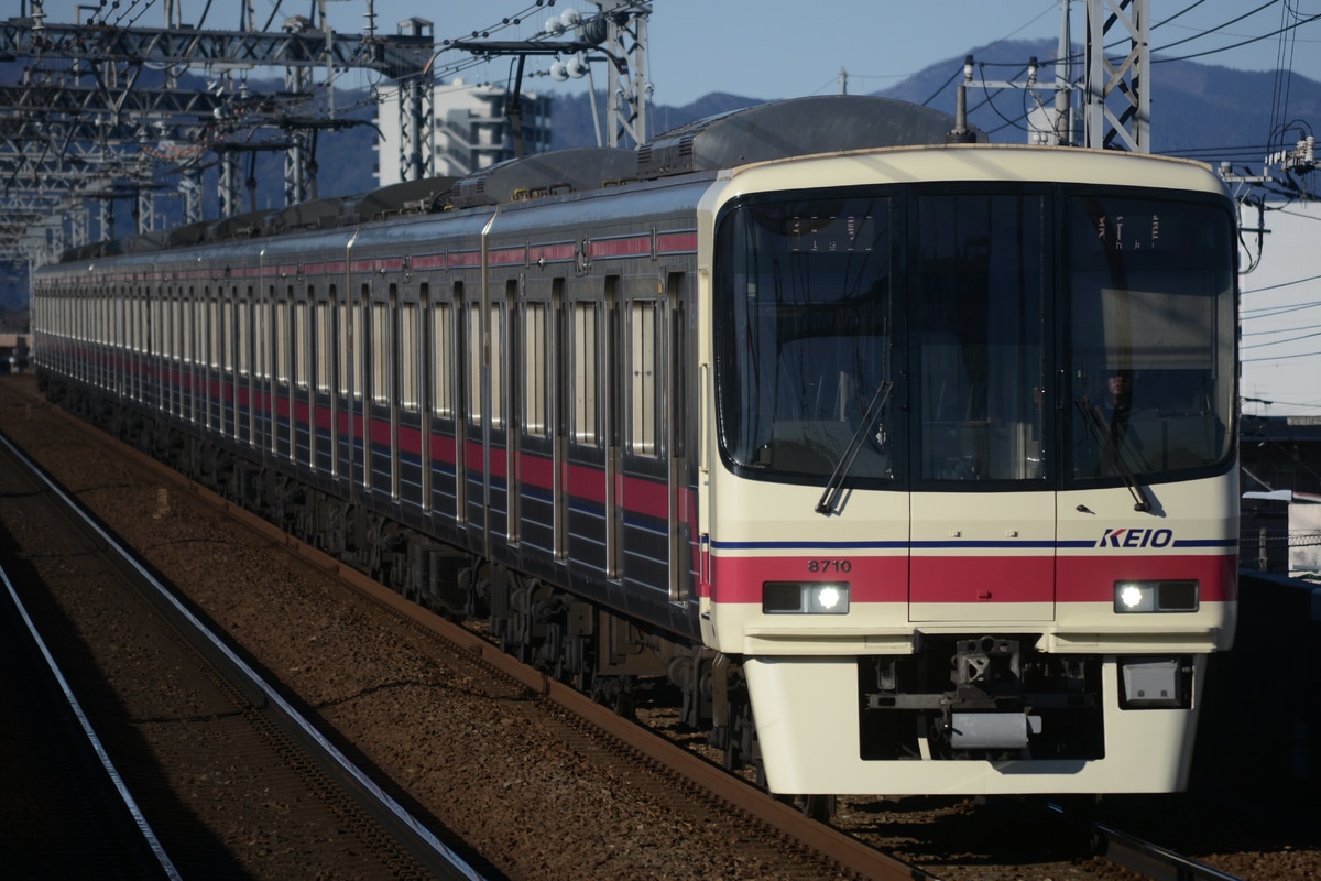 京王電鉄 若葉台検車区 8000系 8710F