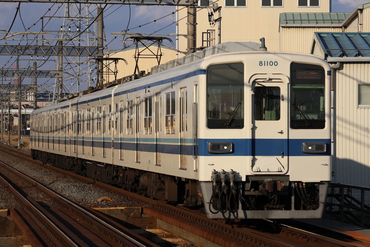 東武鉄道 森林公園検修区 8000系 81100F