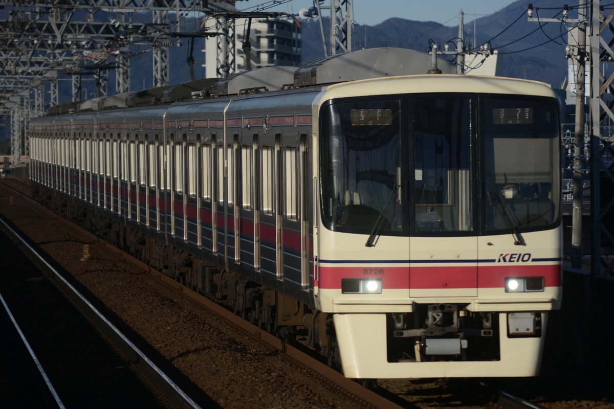 京王電鉄 若葉台検車区 8000系 8728F
