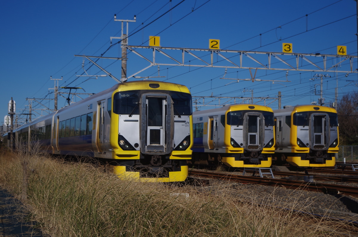 JR東日本 幕張車両センター本区 E257系 マリNB-01編成