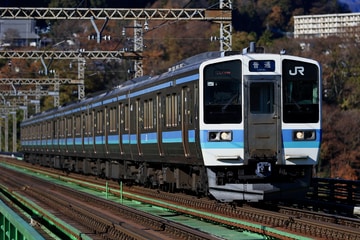 JR東日本211系ナノN603編成を猿橋～鳥沢間で撮影した画像