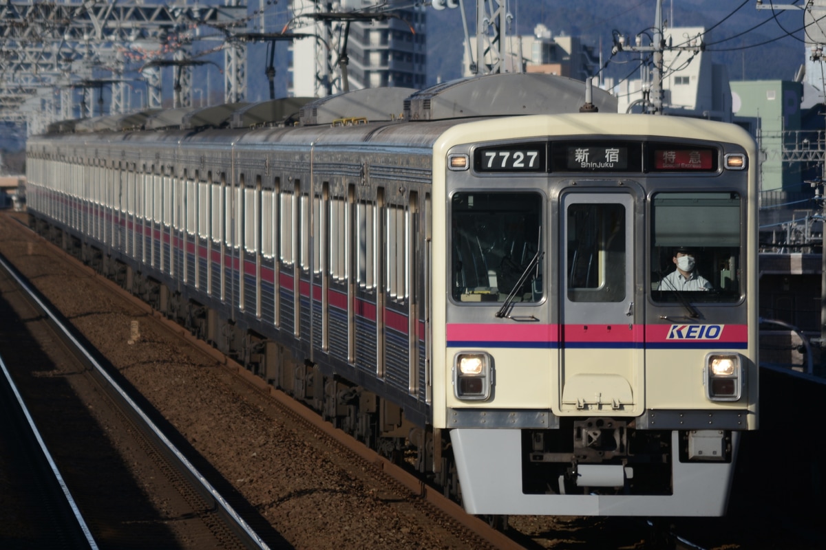 京王電鉄 若葉台検車区 7000系 7727F