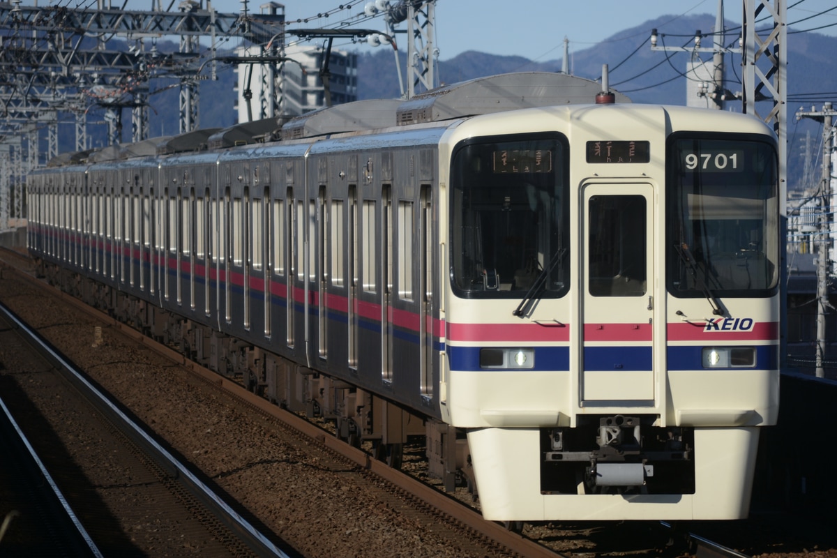 京王電鉄 若葉台検車区 9000系 9701F