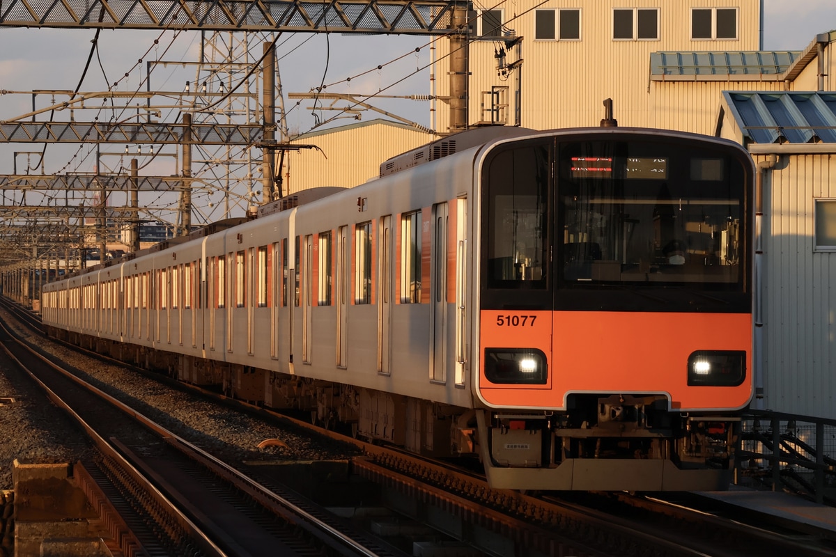 東武鉄道 森林公園検修区 50070系 51077F