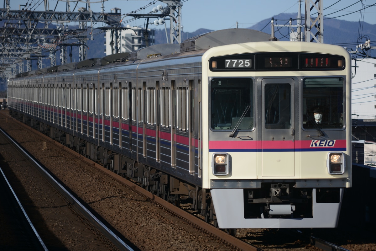 京王電鉄 若葉台検車区 7000系 7725F