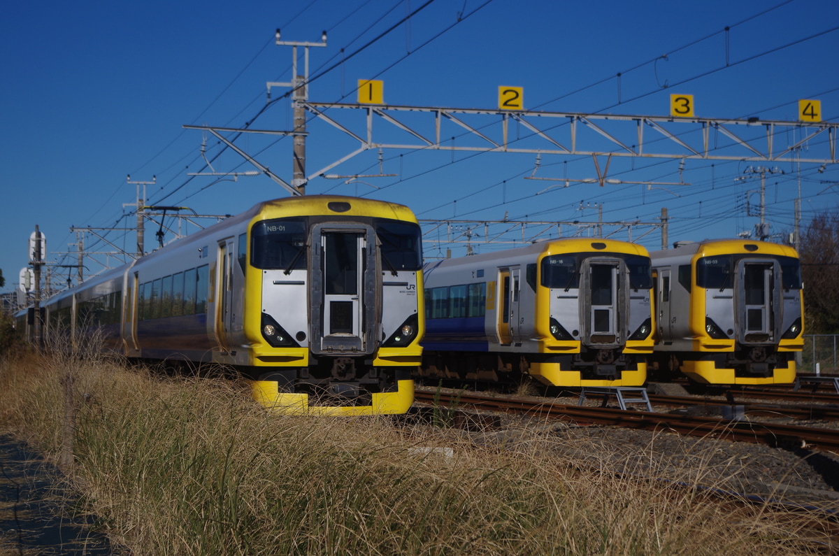 JR東日本 幕張車両センター本区 E257系 マリNB-01編成