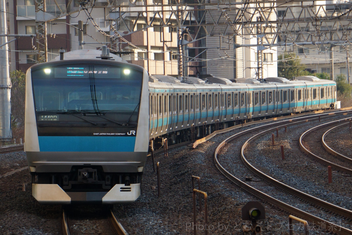 JR東日本 さいたま車両センター E233系 サイ117編成