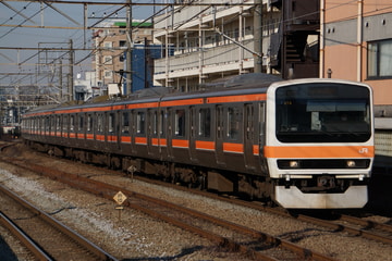 JR東日本209系ケヨM74編成を西国分寺駅で撮影した画像
