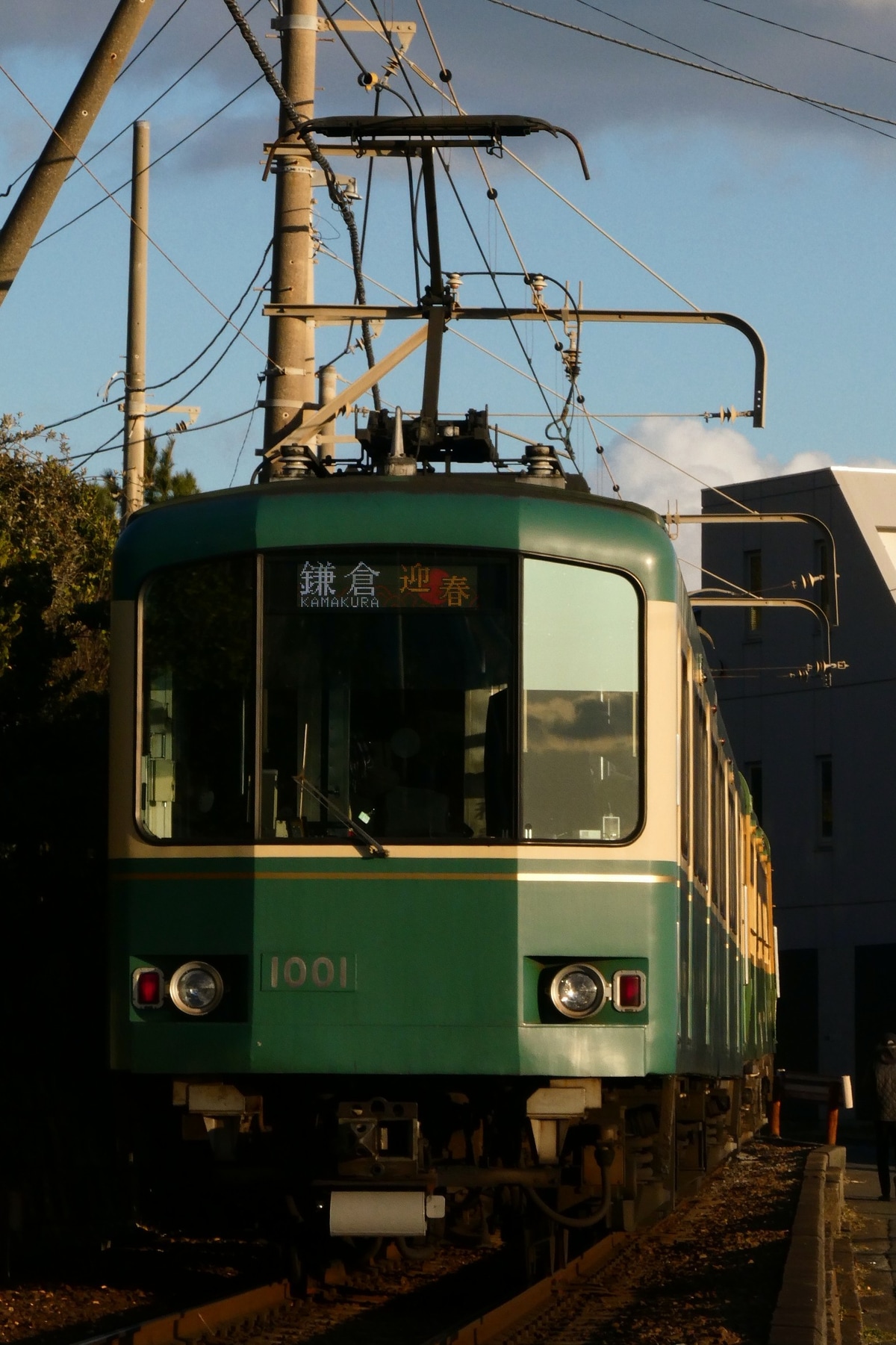 江ノ島電鉄 極楽寺検車区 1000形 1001F