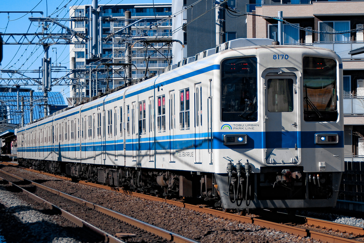 東武鉄道 南栗橋車両管区七光台支所 8000型 8170f