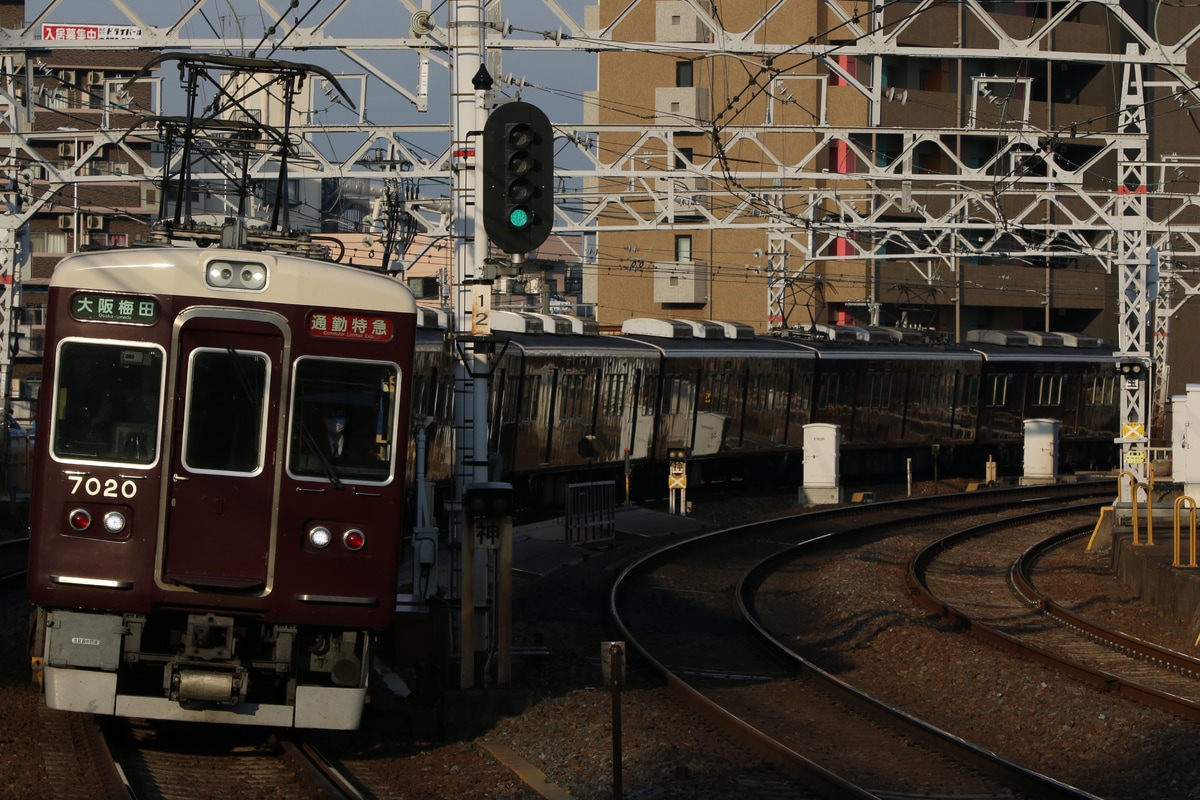 阪急電鉄 西宮車庫 7000系 7020F