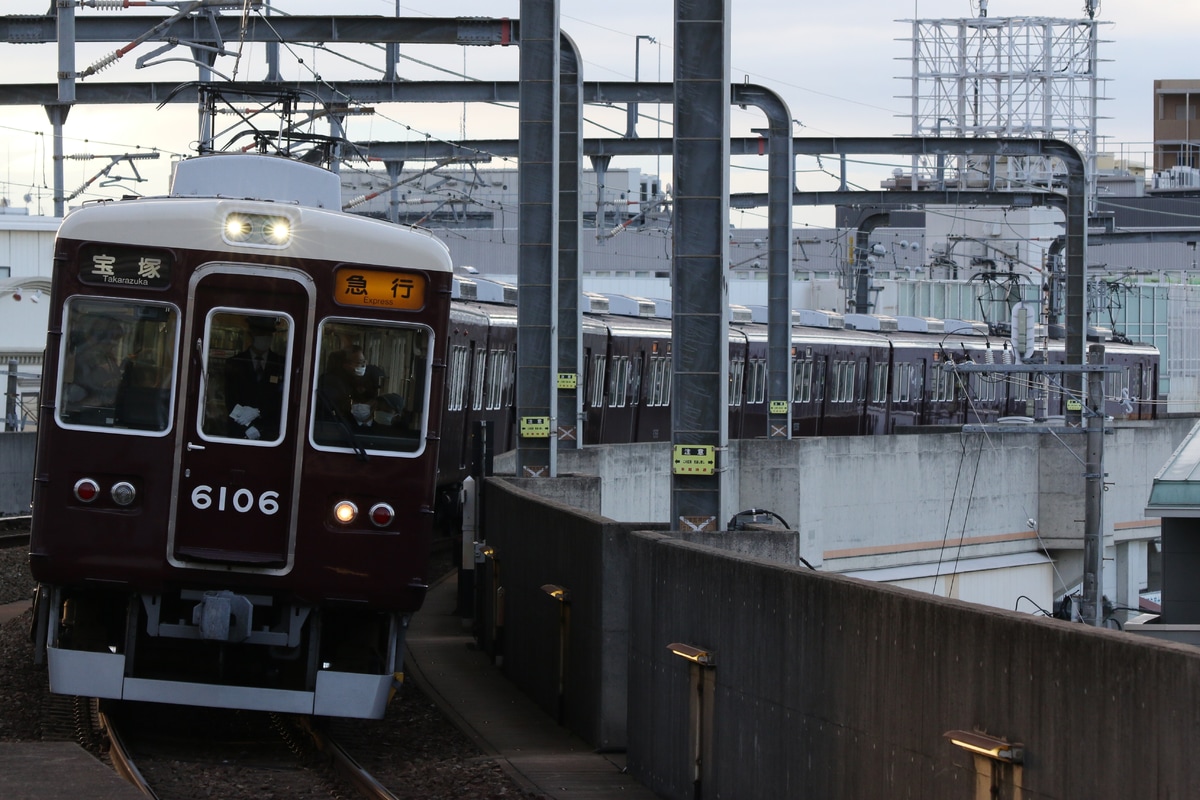 阪急電鉄 平井車庫 6000系 6006F