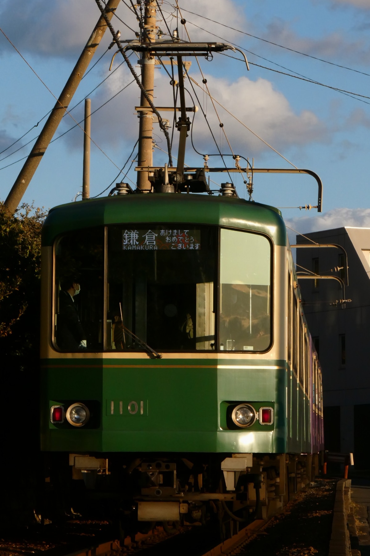 江ノ島電鉄 極楽寺検車区 1000形 1101F