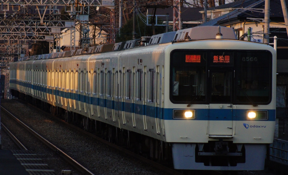 小田急電鉄 喜多見検車区 8000形 8266F