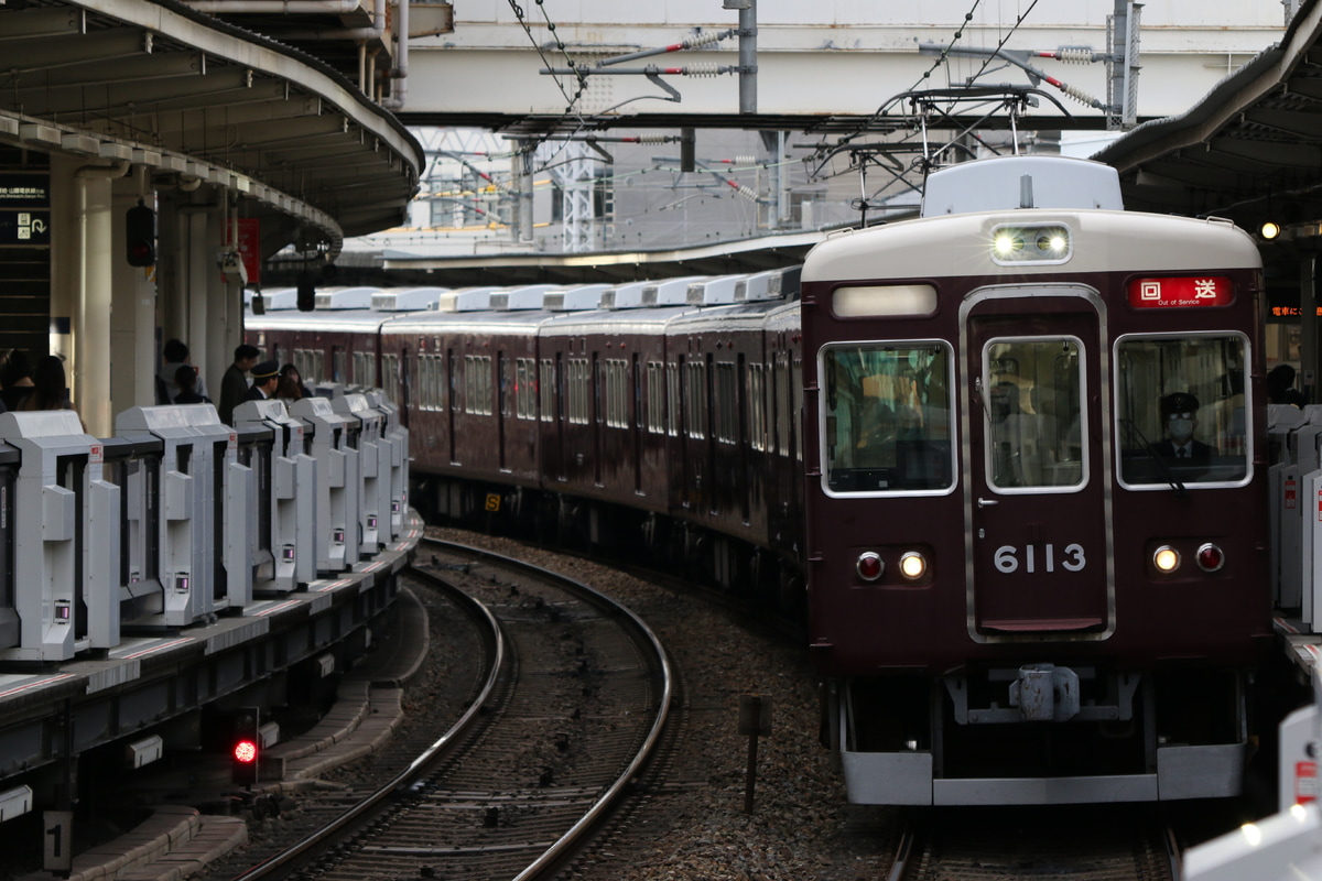 阪急電鉄 平井車庫 6000系 6013F