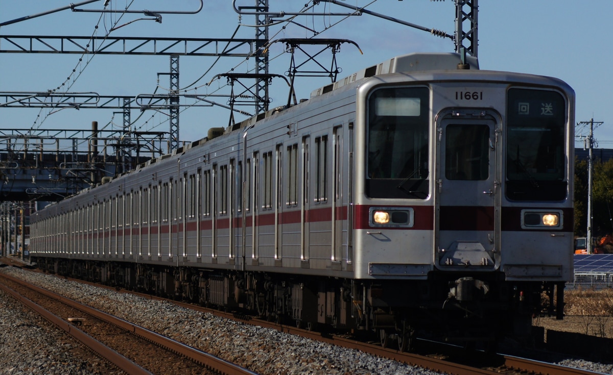 東武鉄道 森林公園検修区 10030系 11661F