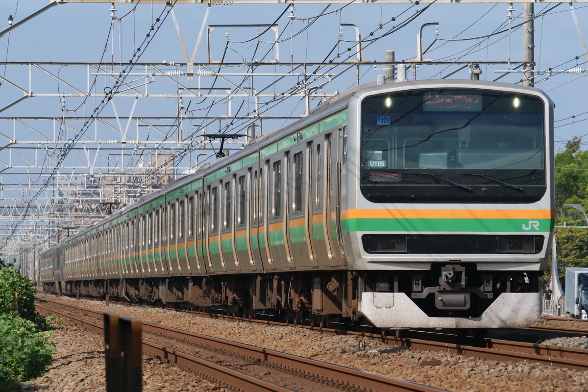 JR東日本 小山車両センター E231系 U105編成