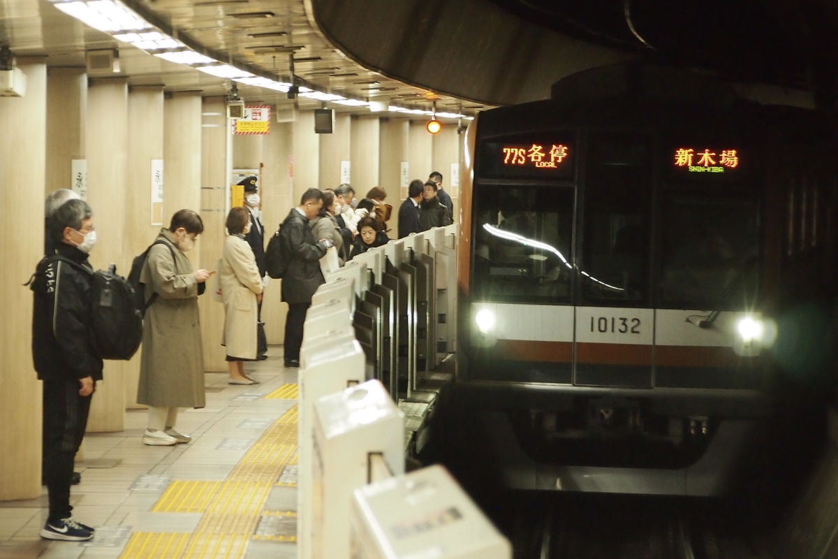 東京メトロ 和光検車区 10000系 10132F