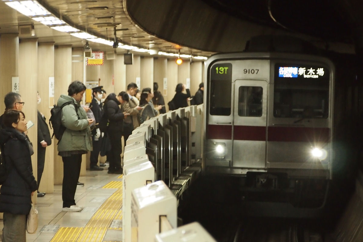 東武鉄道 森林公園検修区 9000系 9107F
