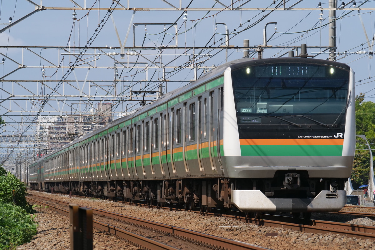 JR東日本 小山車両センター E233系 U233編成