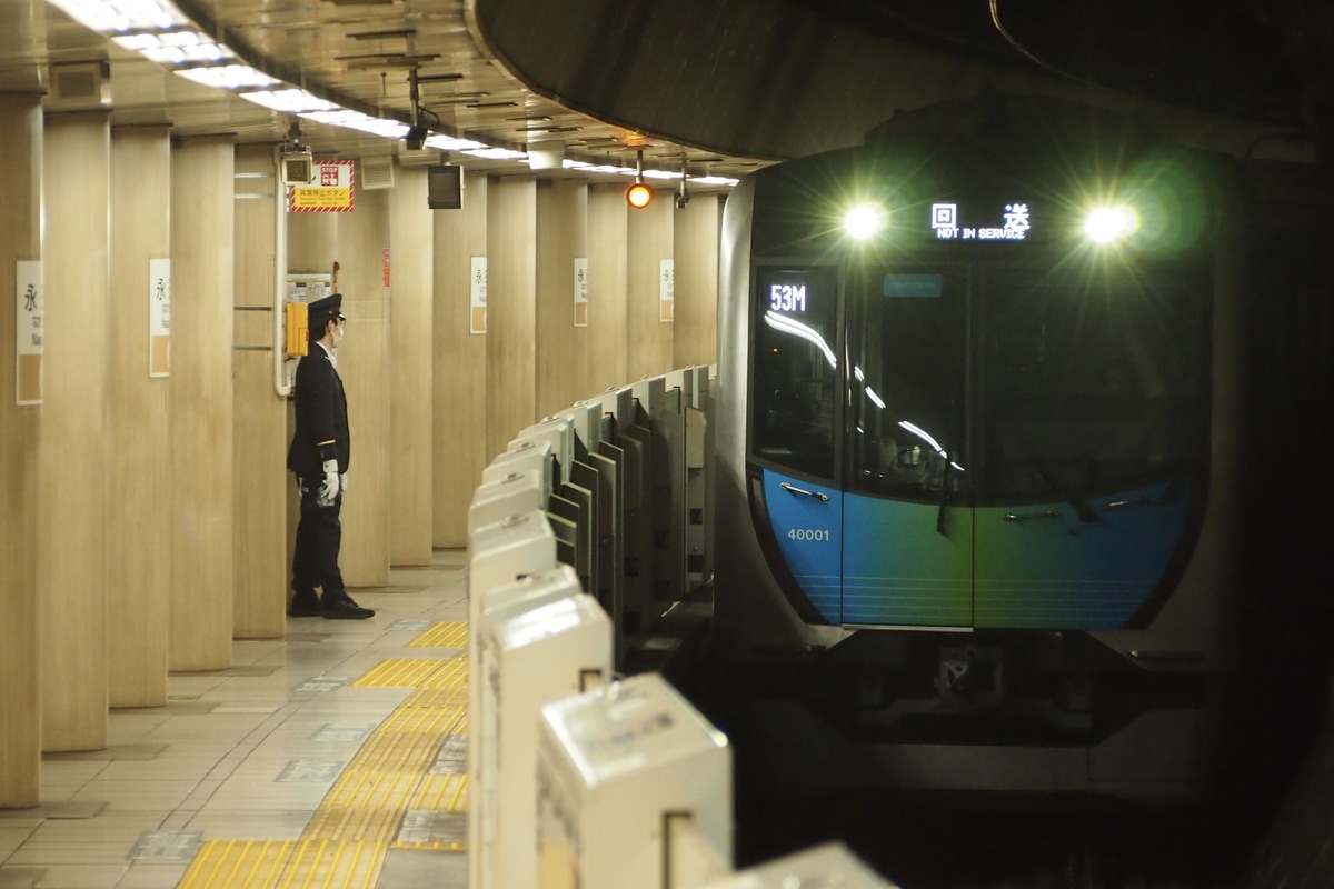 西武鉄道 池袋線車両所小手指車両基地 40000系 40101F