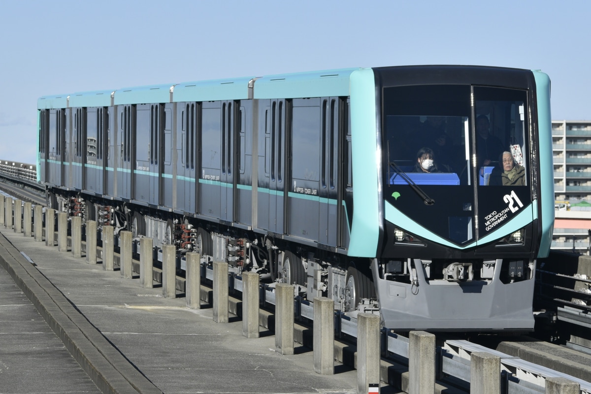 東京都交通局 舎人車両検修場 320形 321F