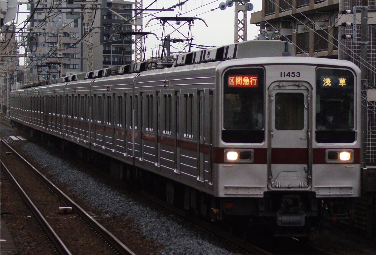 東武鉄道 南栗橋車両管区春日部支所 10030系 11453F
