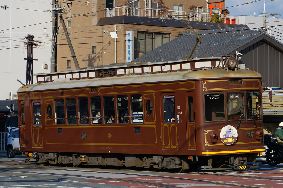 京福電気鉄道 西院車庫 モボ21形 26