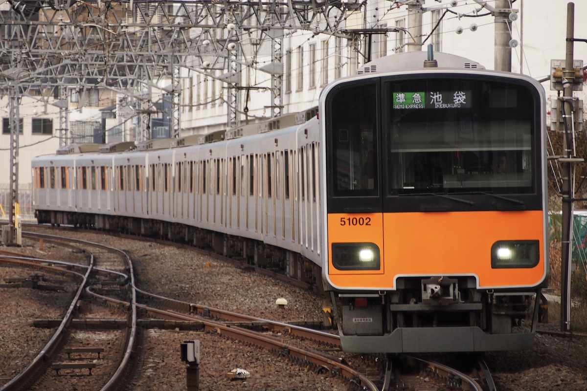 東武鉄道 森林公園検修区 50000系 51002F