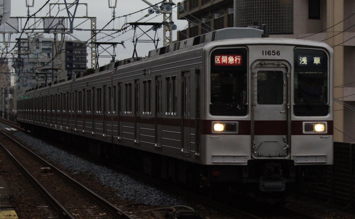 東武鉄道 南栗橋車両管区春日部支所 10030系 11656F