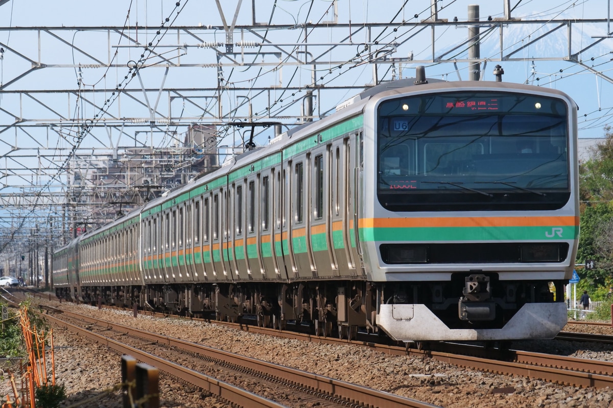 JR東日本 小山車両センター E231系 U6編成