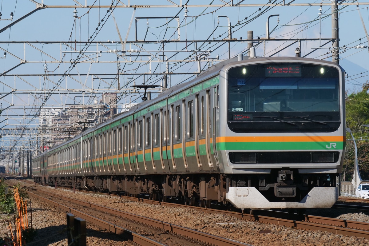 JR東日本 小山車両センター E231系 U113編成
