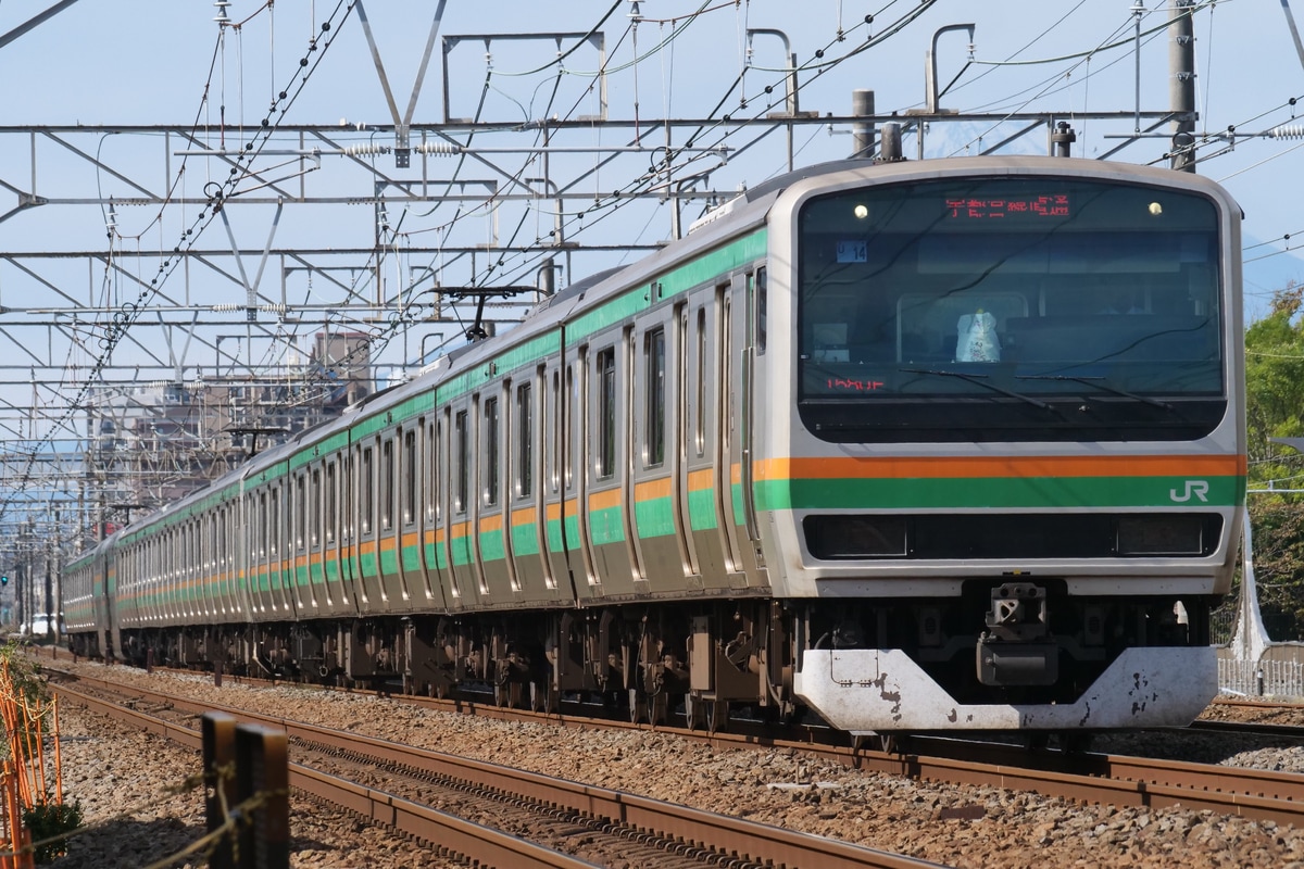 JR東日本 小山車両センター E231系 U14編成