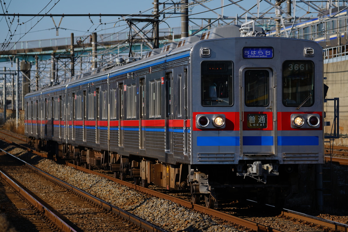 京成電鉄 宗吾車両基地 3600形 3668編成