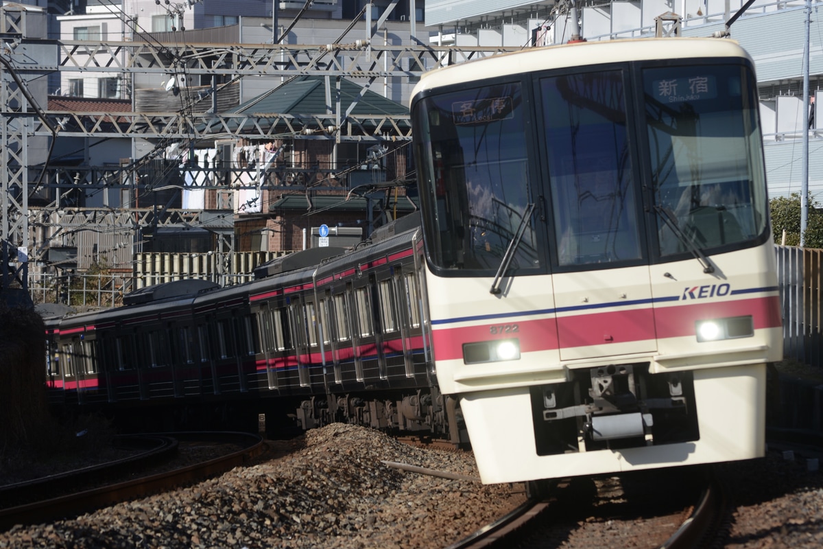 京王電鉄 若葉台検車区 8000系 8722F