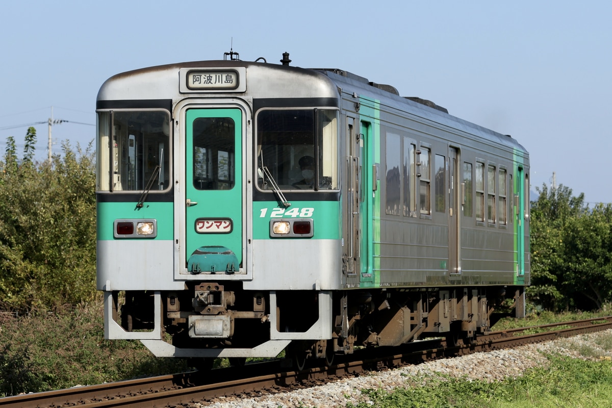 JR四国 徳島運転所 1200形 1248