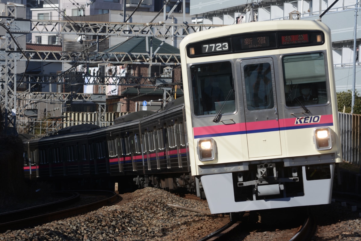 京王電鉄 若葉台検車区 7000系 7723F