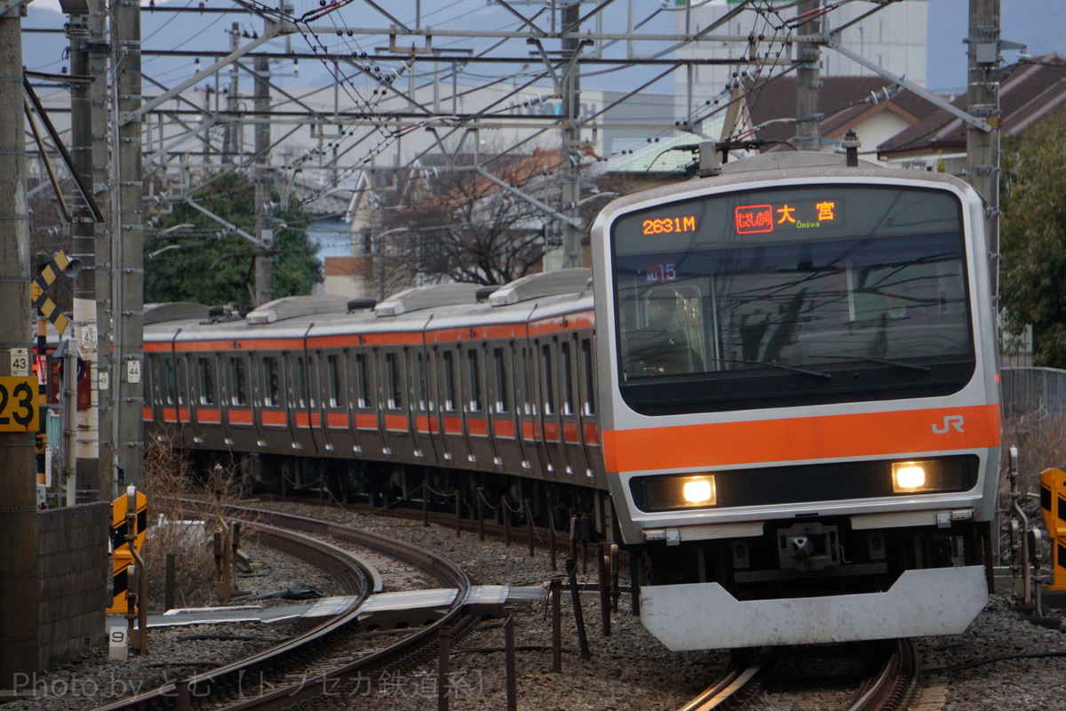 JR東日本 京葉車両センター E231系 ケヨMU15編成