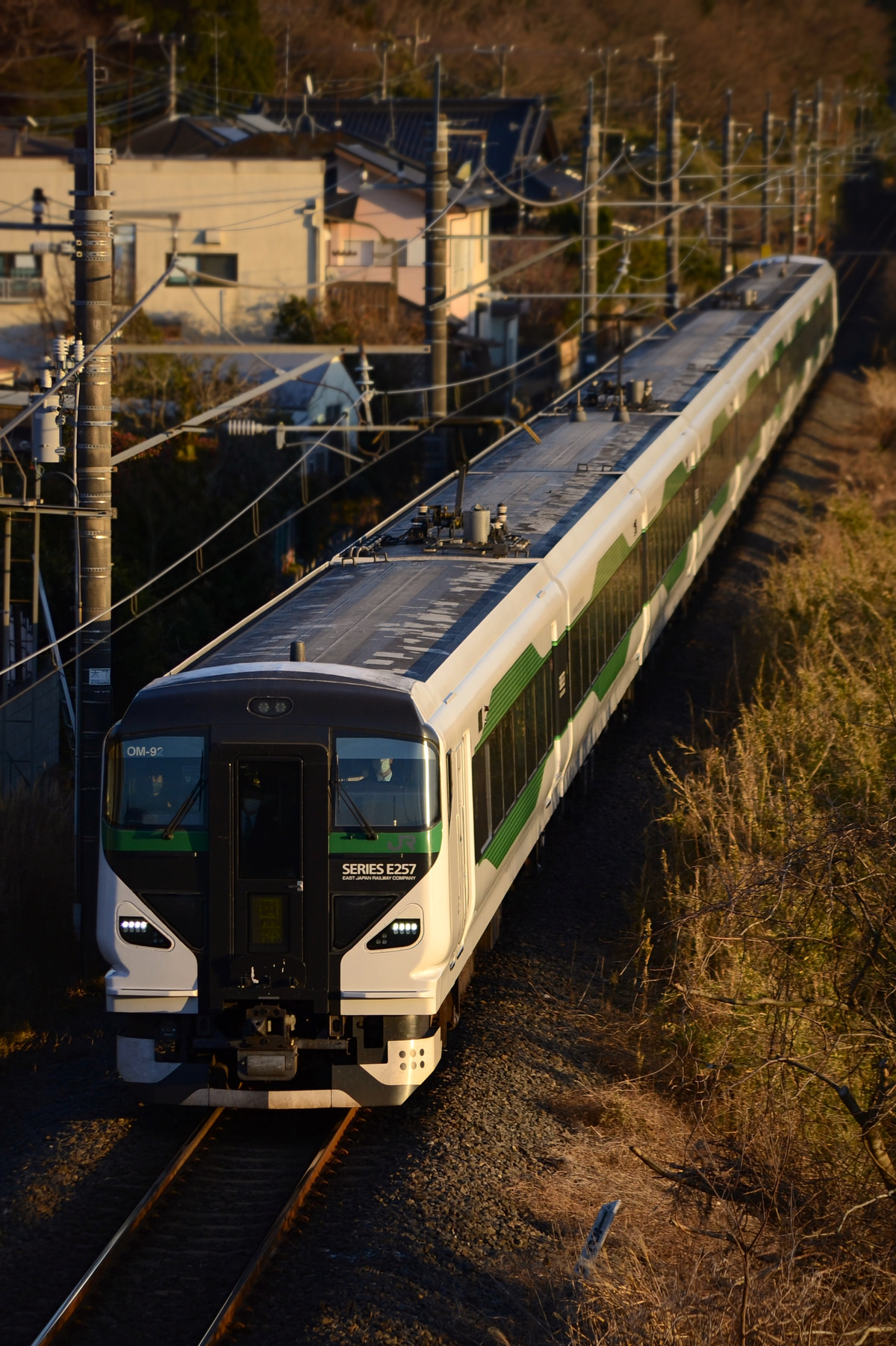 JR東日本 大宮総合車両センター東大宮センター E257系 オオOM-92編成