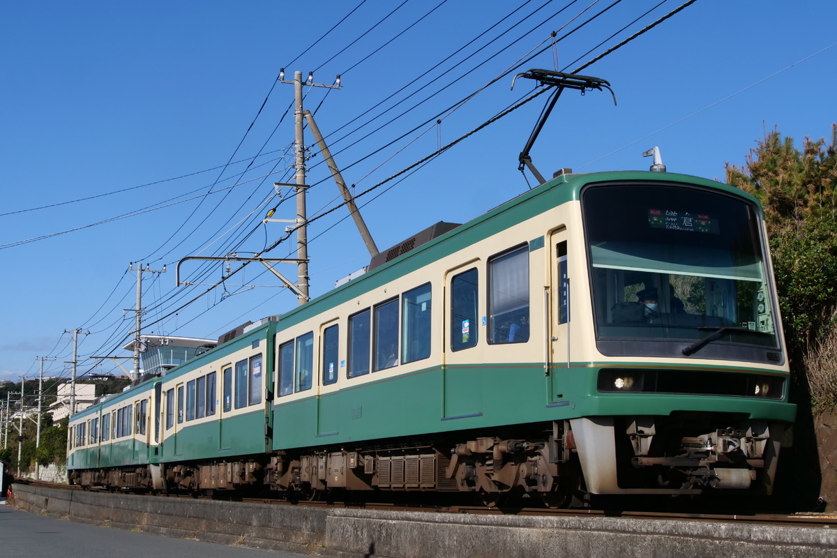 江ノ島電鉄 極楽寺検車区 2000形 2003F