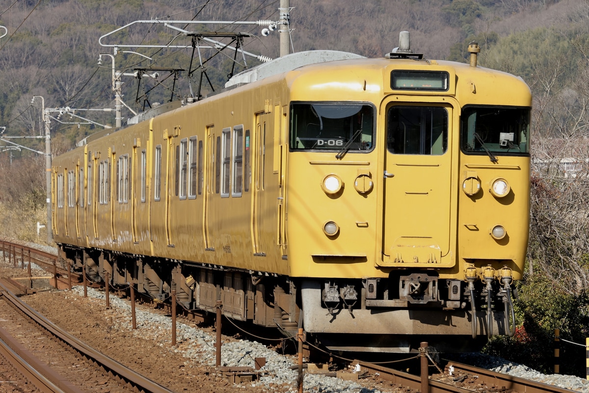 JR西日本 下関総合車両所岡山電車支所 115系 D-06編成