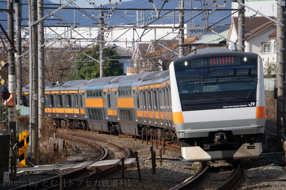JR東日本 豊田車両センター本区 E233系 トタH55編成