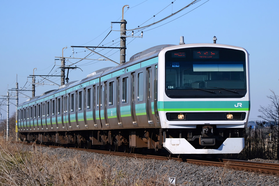 JR東E231系マト124編成の写真