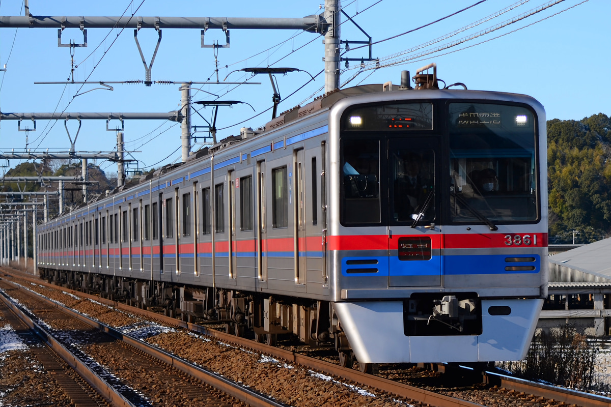 京成電鉄 宗吾車両基地 3700形 3868F