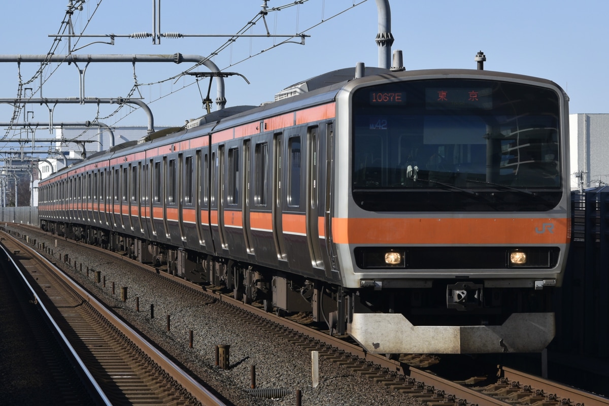 JR東日本 京葉車両センター E231系 ケヨMU42編成