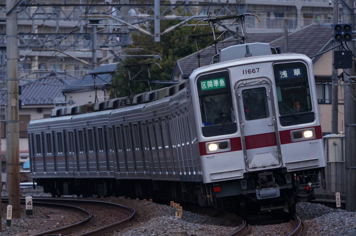 東武鉄道 南栗橋車両管区春日部支所 10030型 11667F