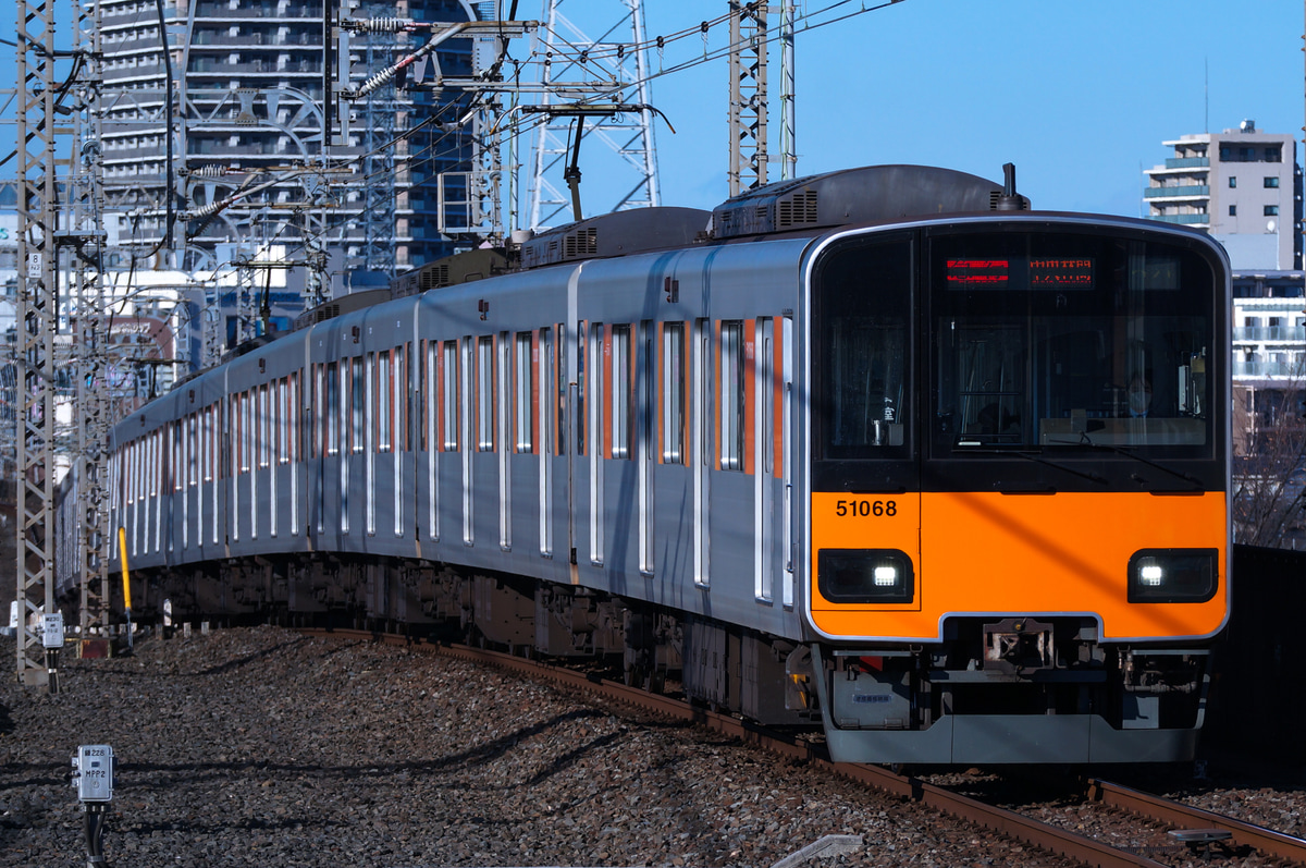東武鉄道 南栗橋車両管区本所 50050型 51068F