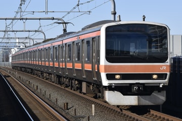 JR東日本209系ケヨM73編成を越谷レイクタウン駅で撮影した画像